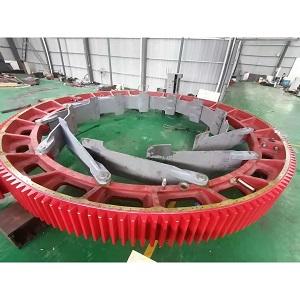 Large Diameter Cast Steel External Tooth Segmented Girth Gears Large Diameter Cast Steel External Tooth Segmented Girth Gears